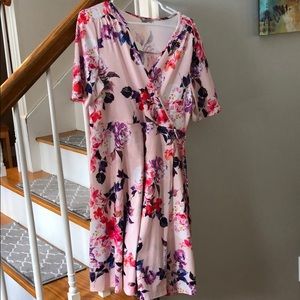 ASOS maternity  floral wrap dress
